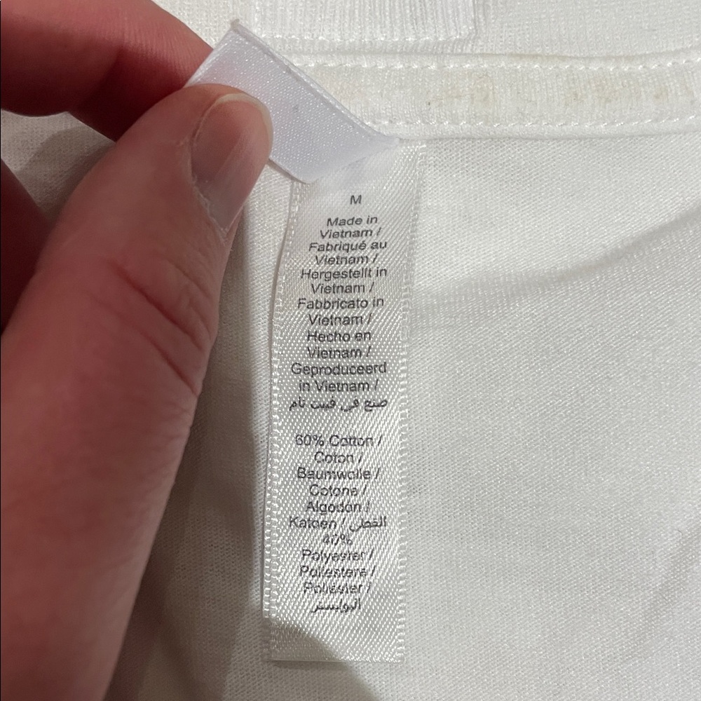 SKIMS White V-Neck Top - Picture 2 of 3